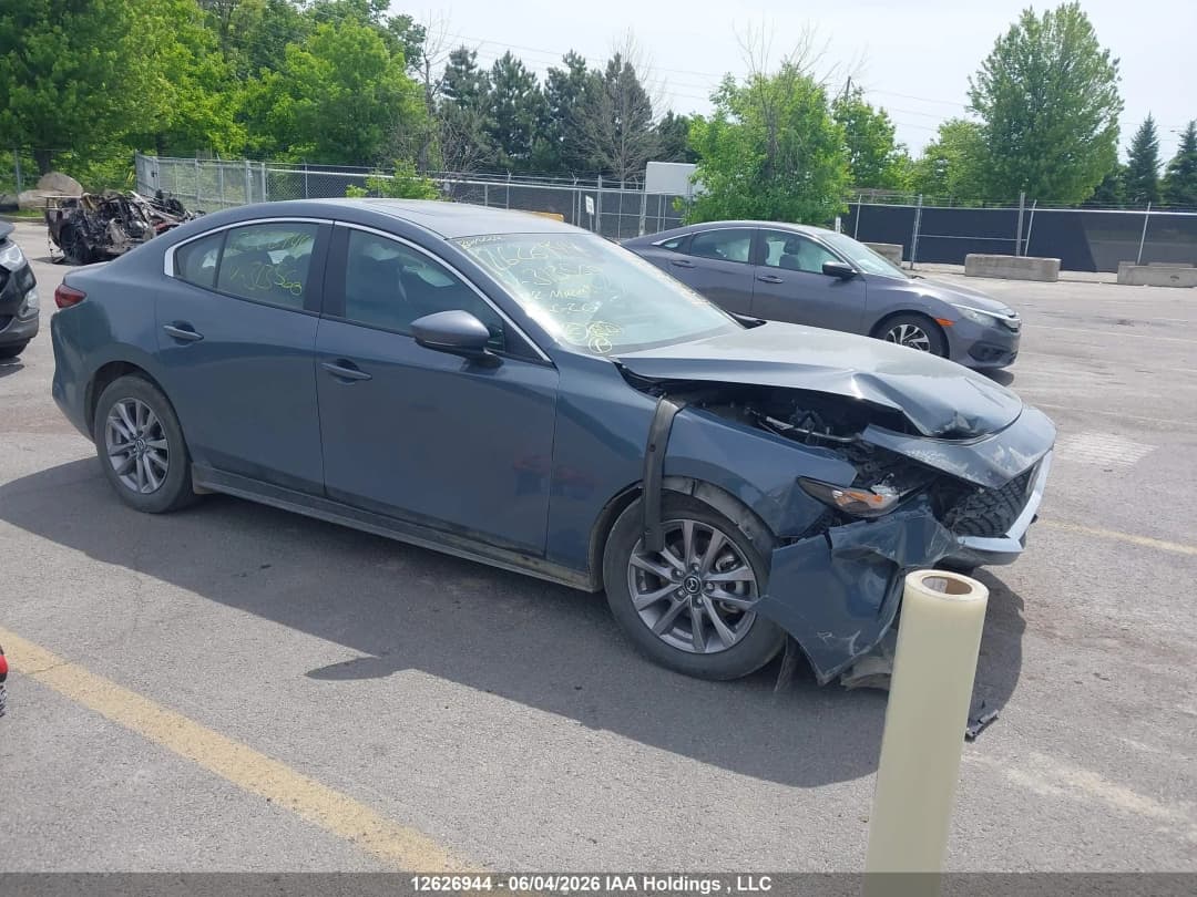 2022 MAZDA 3 Preferred Сірий - Бензин Седан - зображення 1