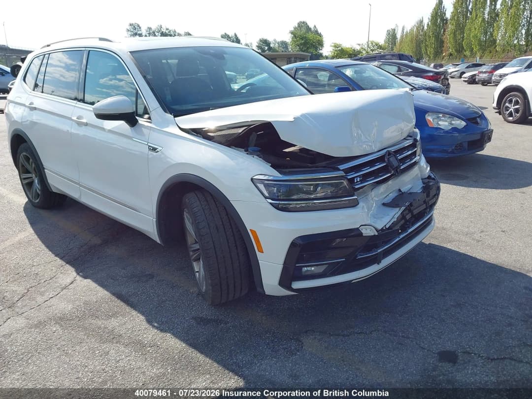 2019 VOLKSWAGEN TIGUAN SEL R-line Білий - Бензин Позашляховик - зображення 1