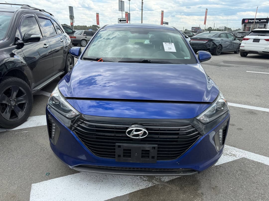 2019 HYUNDAI IONIQ HYBRID Синій - Бензин Хетчбек - зображення 1