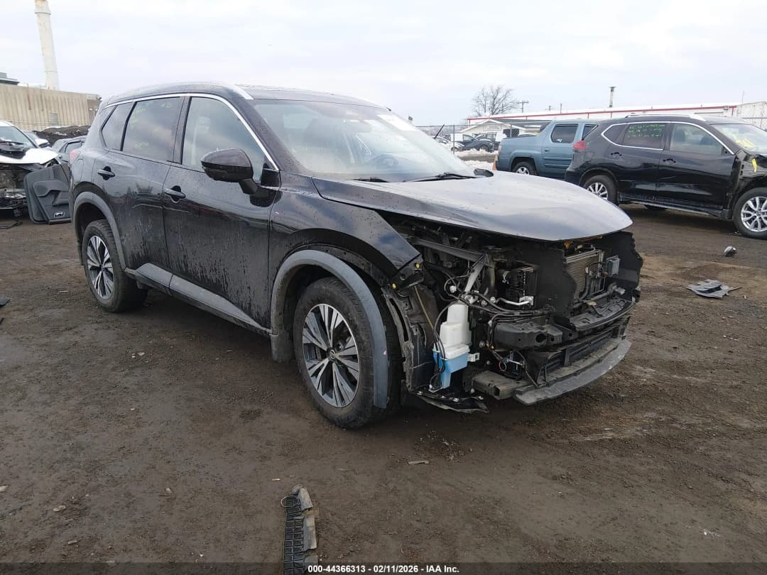 2021 NISSAN ROGUE SV Чорний - Бензин Позашляховик - зображення 1