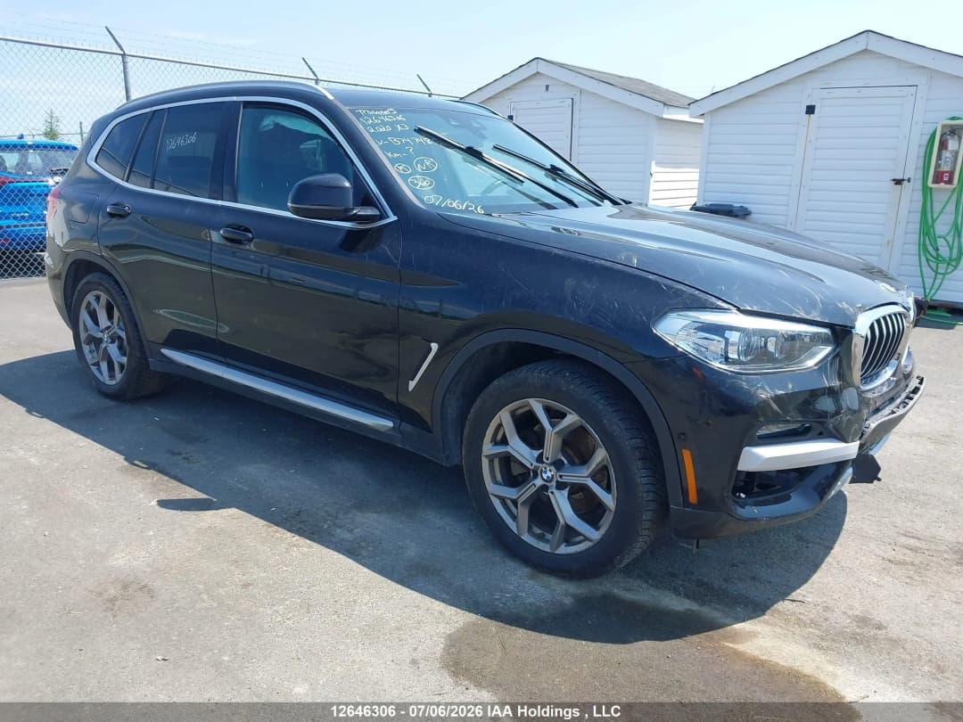 2019 BMW X3 XDrive30i Чорний - Бензин Позашляховик - зображення 1