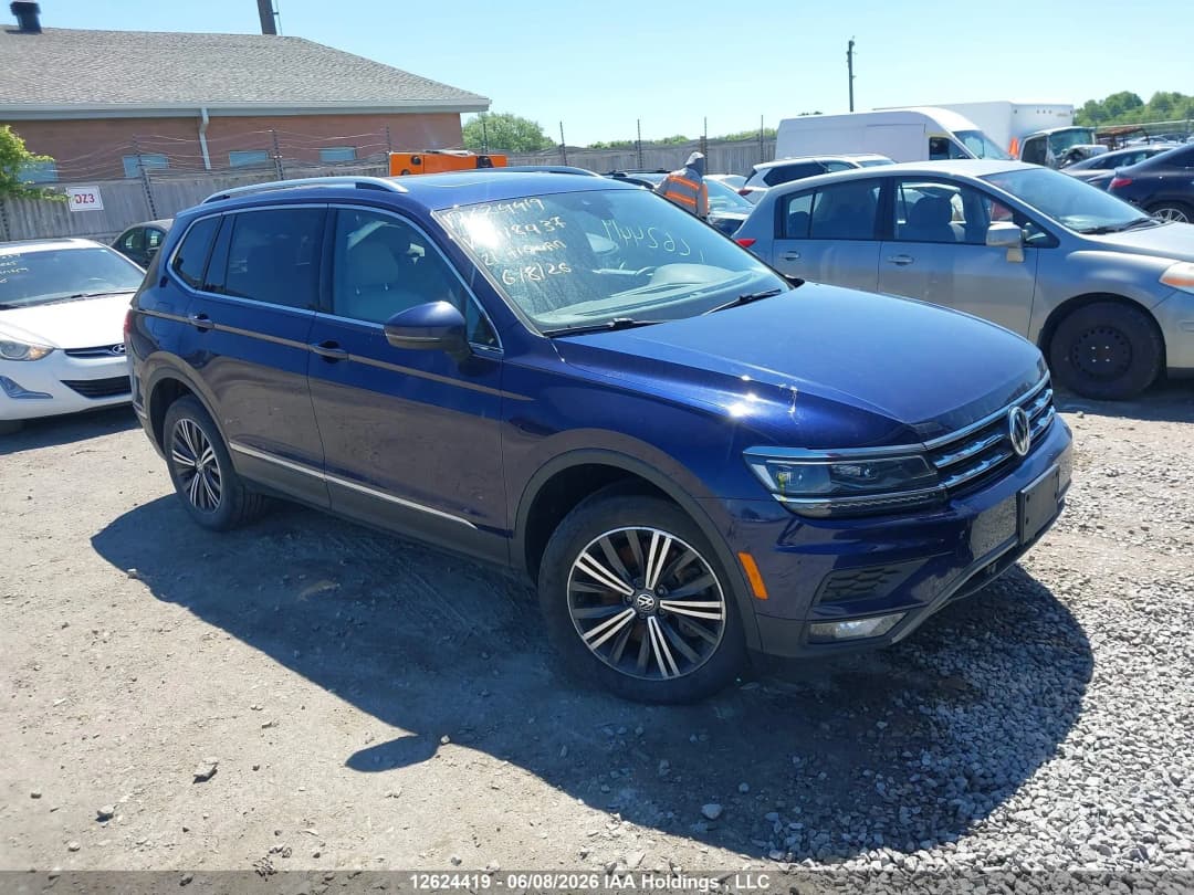 2021 VOLKSWAGEN TIGUAN SEL Синій - Бензин Позашляховик - зображення 1