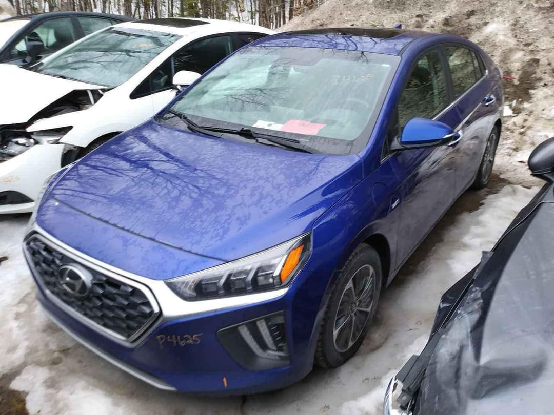 2020 HYUNDAI IONIQ PLUG-IN HYBRID Синій - Гібрид Хетчбек - зображення 1